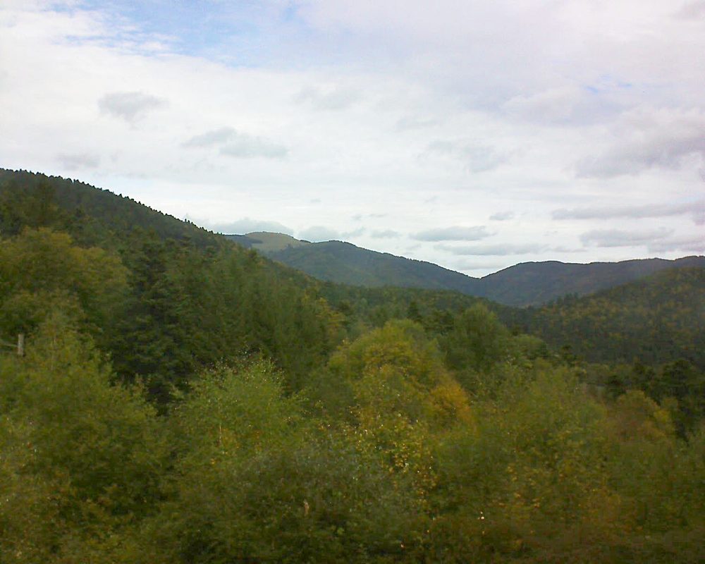 Le petit ballon vu depuis le Domaine Langmatt à Murbach le 07.10.2017 à 12:00 Le petit ballon (Alsace, Vosges) le 07.10.2017 à 12:00