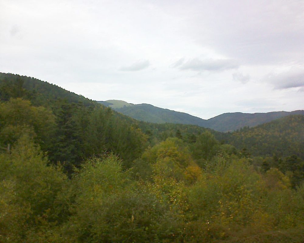 Le petit ballon vu depuis le Domaine Langmatt à Murbach le 07.10.2017 à 14:30 Le petit ballon (Alsace, Vosges) le 07.10.2017 à 14:30