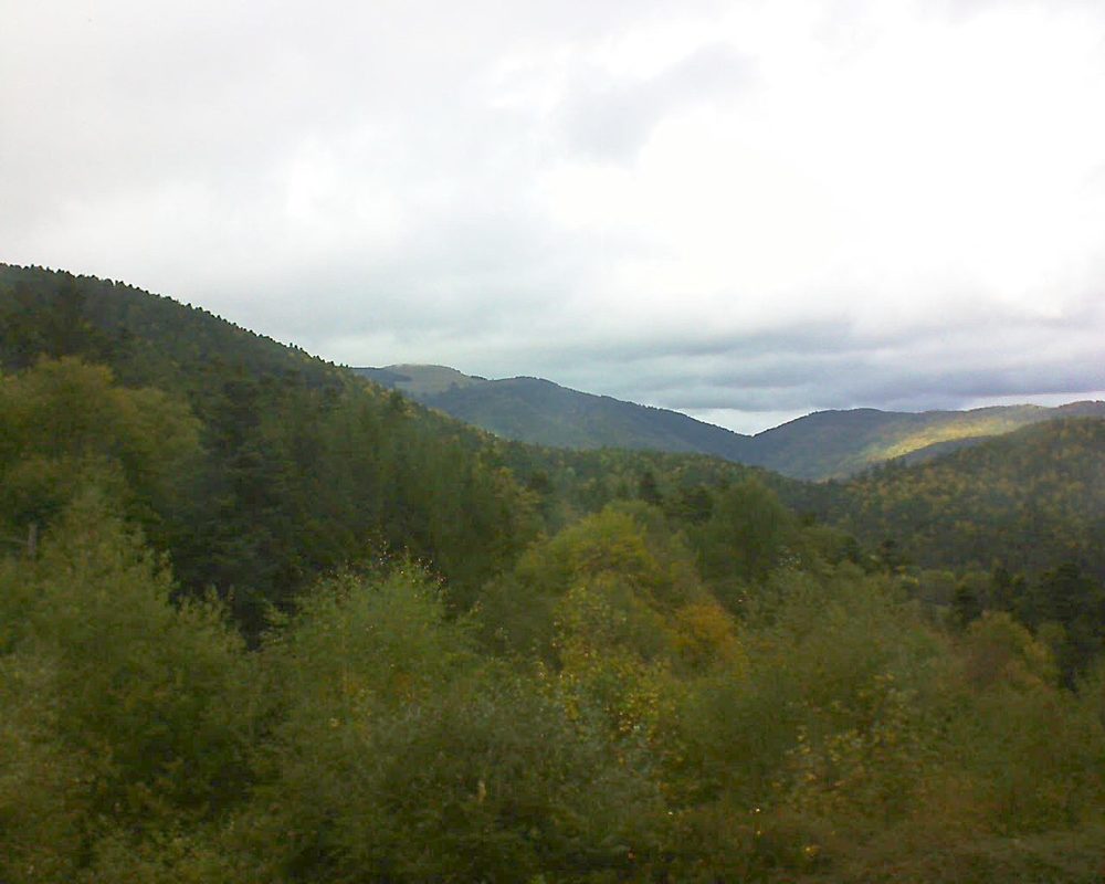 Le petit ballon vu depuis le Domaine Langmatt à Murbach le 08.10.2017 à 15:30 Le petit ballon (Alsace, Vosges) le 08.10.2017 à 15:30