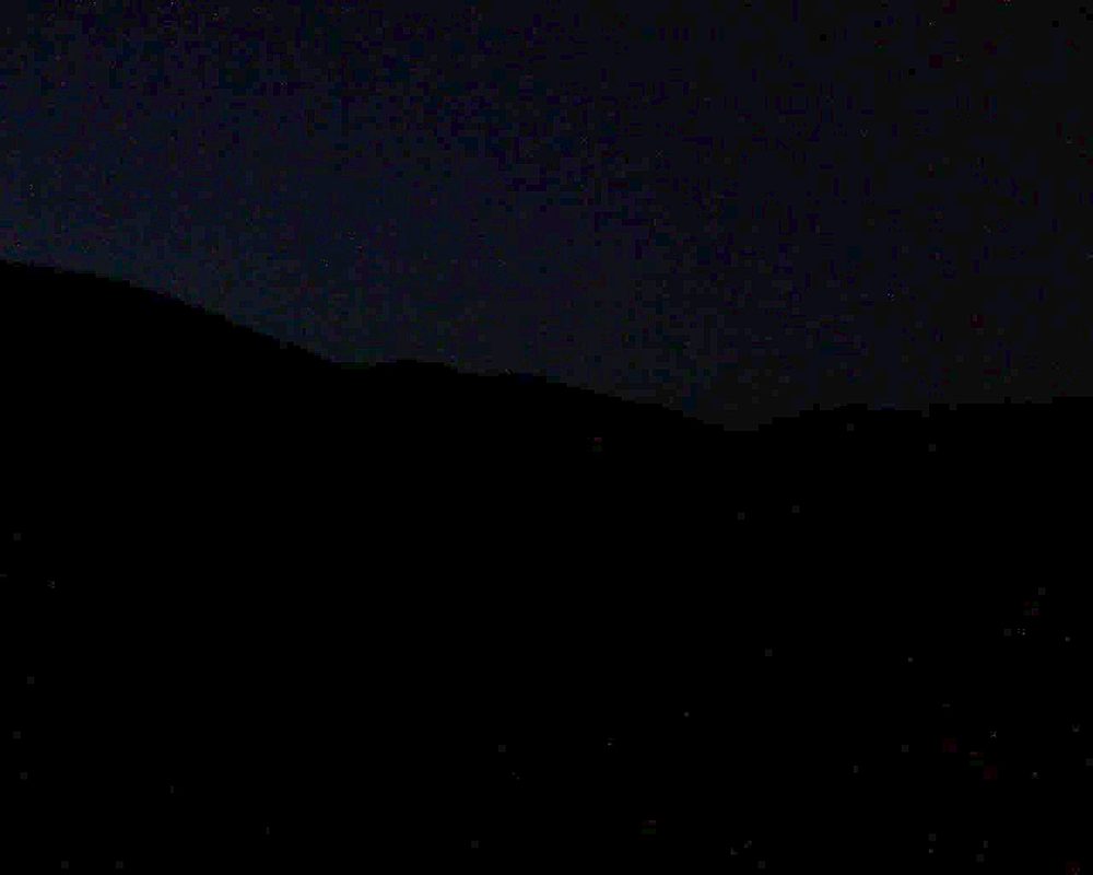 Le petit ballon vu depuis le Domaine Langmatt à Murbach le 17.10.2017 à 19:15 Le petit ballon (Alsace, Vosges) le 17.10.2017 à 19:15