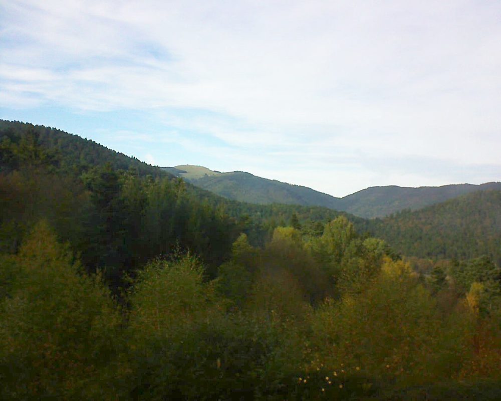 Le petit ballon vu depuis le Domaine Langmatt à Murbach le 26.10.2017 à 16:00 Le petit ballon (Alsace, Vosges) le 26.10.2017 à 16:00