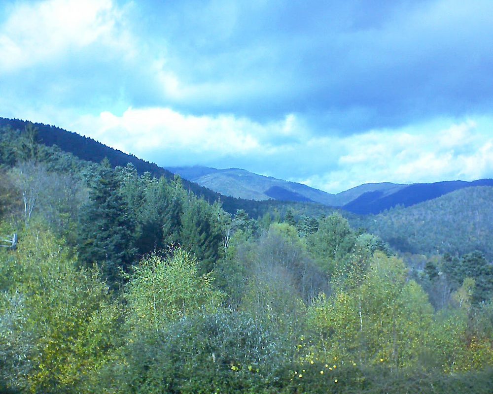 Le petit ballon vu depuis le Domaine Langmatt à Murbach le 27.10.2017 à 14:15 Le petit ballon (Alsace, Vosges) le 27.10.2017 à 14:15
