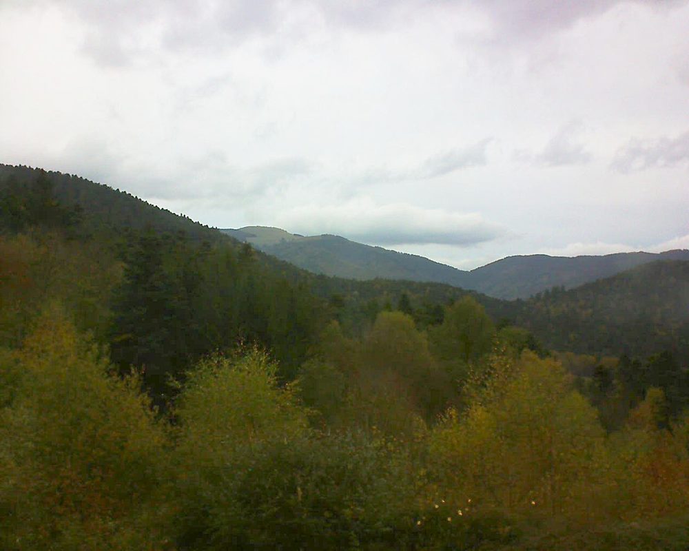 Le petit ballon vu depuis le Domaine Langmatt à Murbach le 28.10.2017 à 16:00 Le petit ballon (Alsace, Vosges) le 28.10.2017 à 16:00