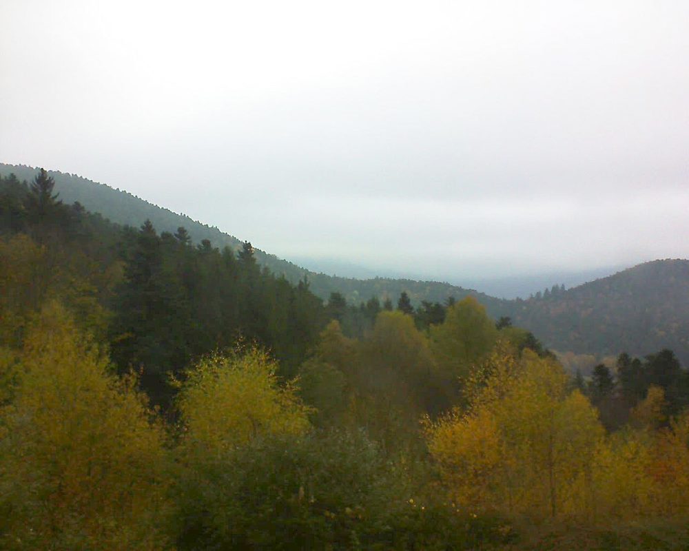 Le petit ballon vu depuis le Domaine Langmatt à Murbach le 07.11.2017 à 10:30 Le petit ballon (Alsace, Vosges) le 07.11.2017 à 10:30