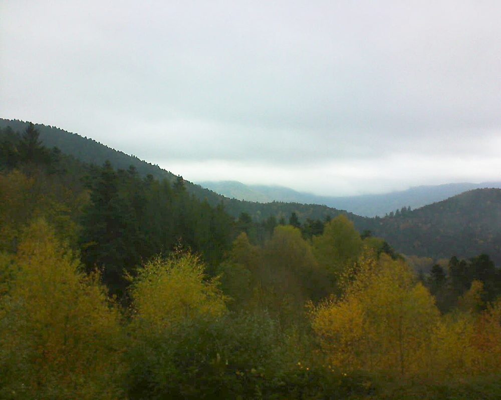 Le petit ballon vu depuis le Domaine Langmatt à Murbach le 07.11.2017 à 13:00 Le petit ballon (Alsace, Vosges) le 07.11.2017 à 13:00