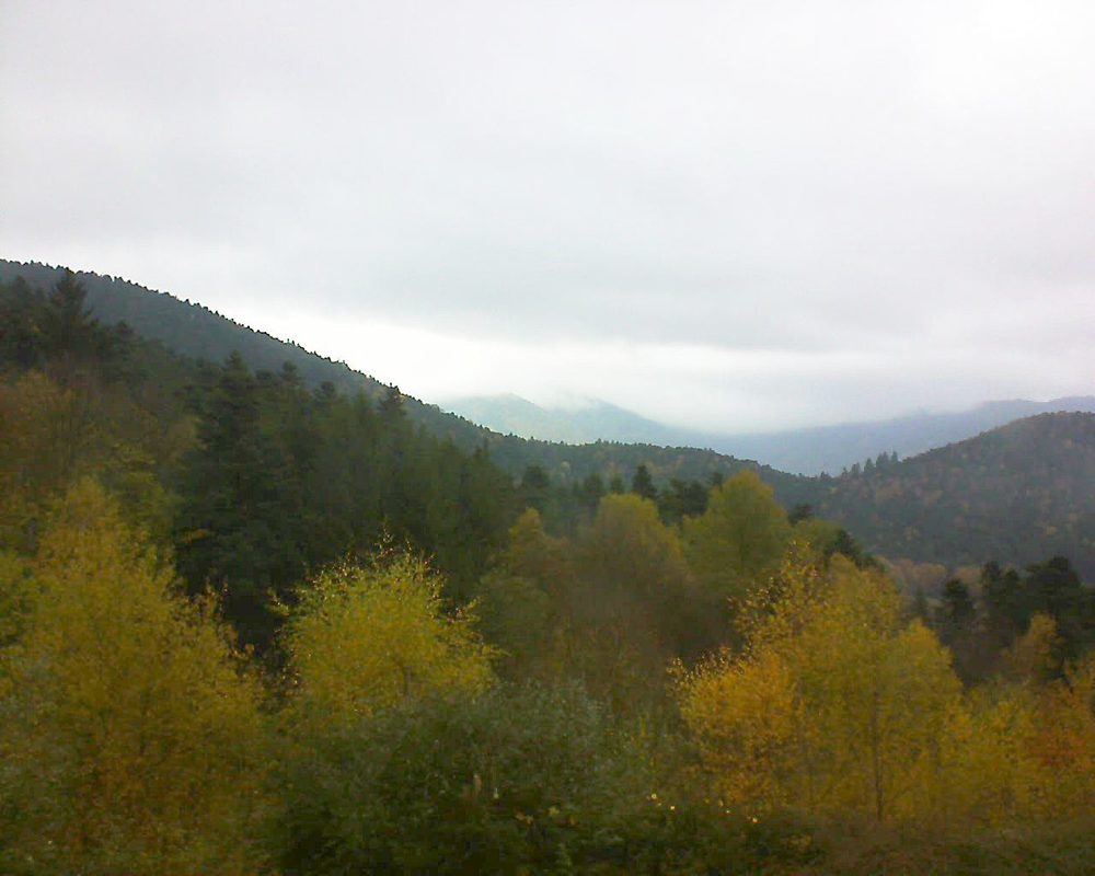 Le petit ballon vu depuis le Domaine Langmatt à Murbach le 07.11.2017 à 13:30 Le petit ballon (Alsace, Vosges) le 07.11.2017 à 13:30