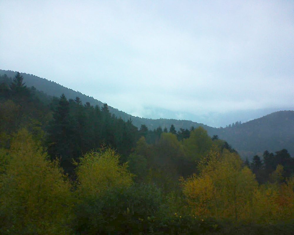 Le petit ballon vu depuis le Domaine Langmatt à Murbach le 07.11.2017 à 16:30 Le petit ballon (Alsace, Vosges) le 07.11.2017 à 16:30