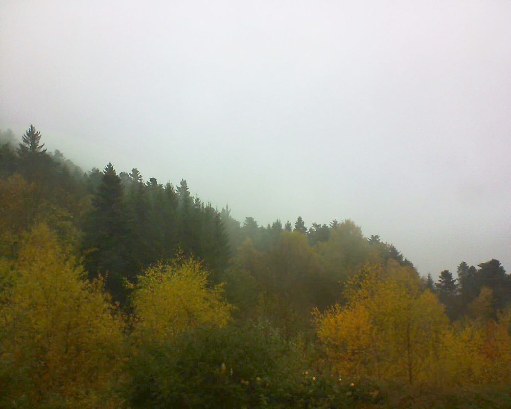 Le petit ballon vu depuis le Domaine Langmatt à Murbach le 08.11.2017 à 13:15 Le petit ballon (Alsace, Vosges) le 08.11.2017 à 13:15