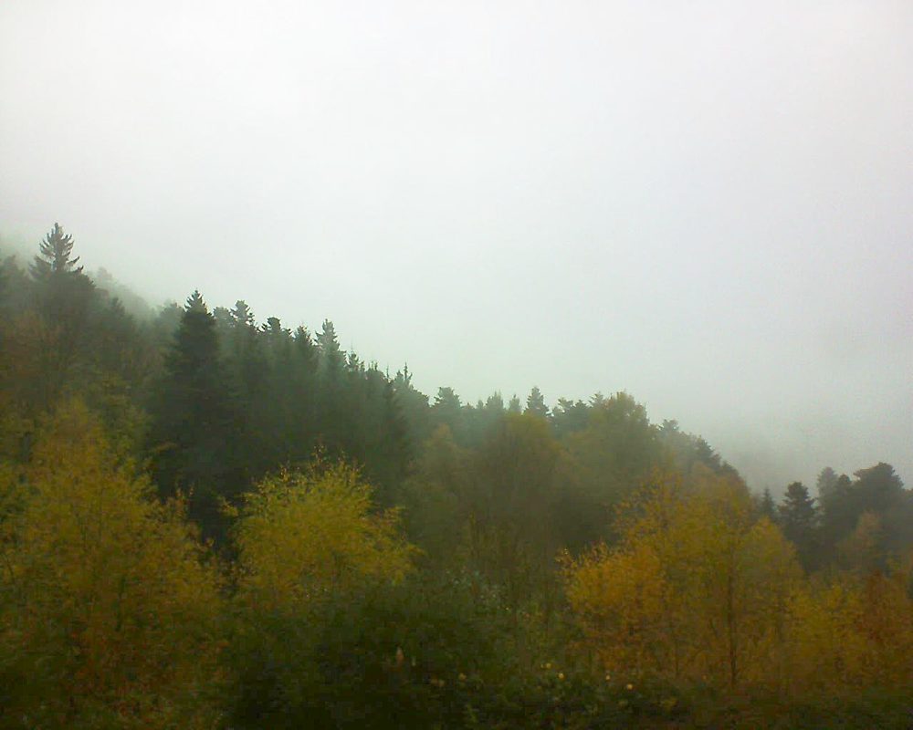 Le petit ballon vu depuis le Domaine Langmatt à Murbach le 08.11.2017 à 14:30 Le petit ballon (Alsace, Vosges) le 08.11.2017 à 14:30