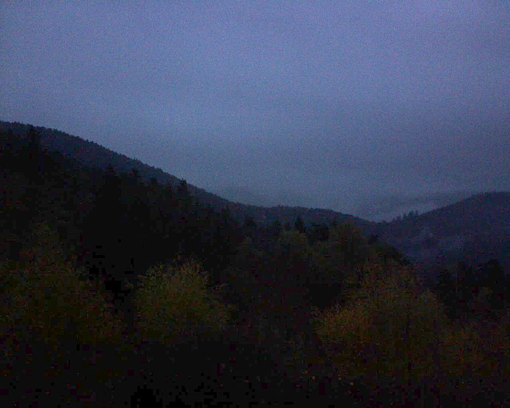 Le petit ballon vu depuis le Domaine Langmatt à Murbach le 08.11.2017 à 17:15 Le petit ballon (Alsace, Vosges) le 08.11.2017 à 17:15