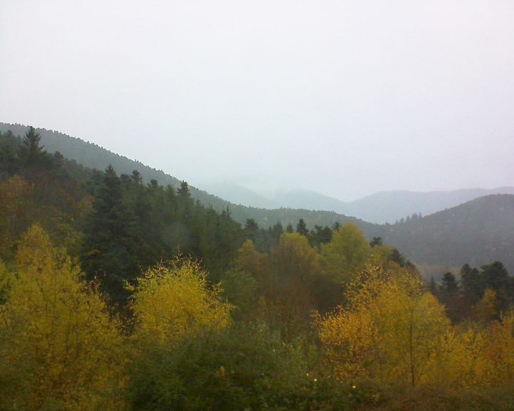 Le petit ballon vu depuis le Domaine Langmatt à Murbach le 11.11.2017 à 11:15 Le petit ballon (Alsace, Vosges) le 11.11.2017 à 11:15
