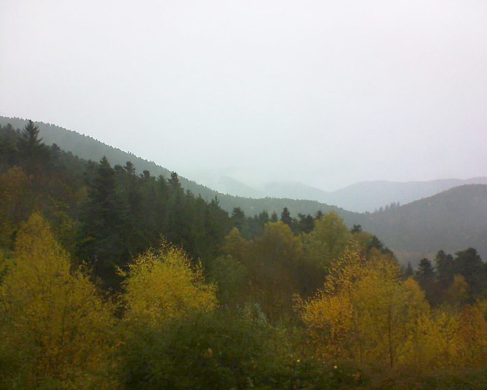 Le petit ballon vu depuis le Domaine Langmatt à Murbach le 11.11.2017 à 11:30 Le petit ballon (Alsace, Vosges) le 11.11.2017 à 11:30