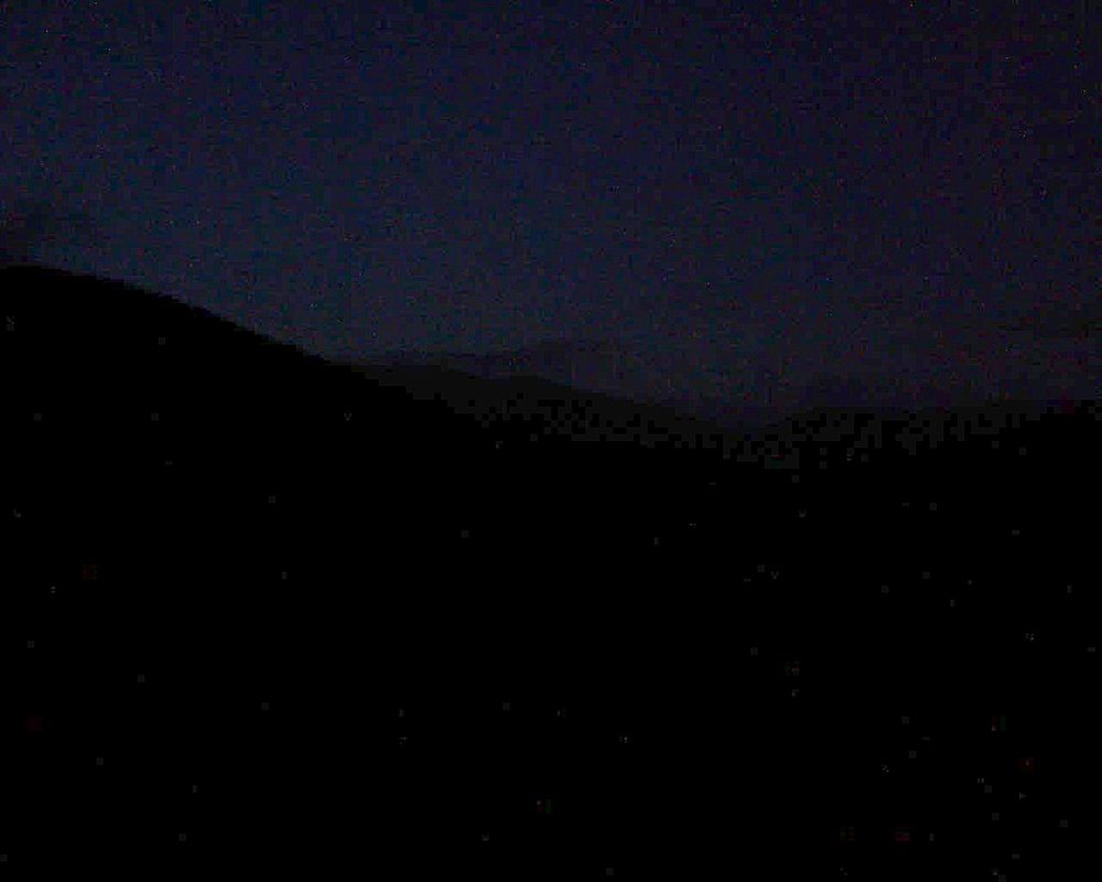 Le petit ballon vu depuis le Domaine Langmatt à Murbach le 14.11.2017 à 17:30 Le petit ballon (Alsace, Vosges) le 14.11.2017 à 17:30