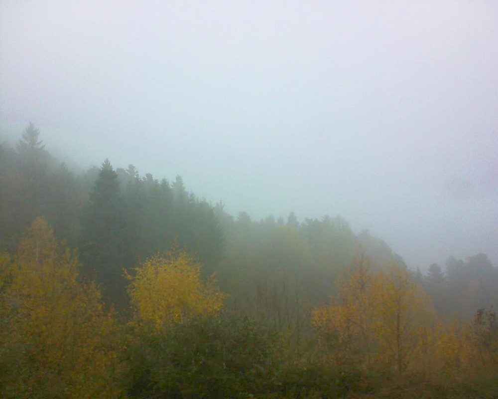 Le petit ballon vu depuis le Domaine Langmatt à Murbach le 16.11.2017 à 15:45 Le petit ballon (Alsace, Vosges) le 16.11.2017 à 15:45