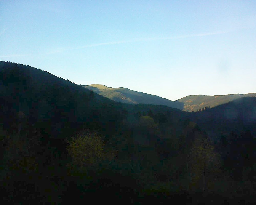 Le petit ballon vu depuis le Domaine Langmatt à Murbach le 22.11.2017 à 16:00 Le petit ballon (Alsace, Vosges) le 22.11.2017 à 16:00