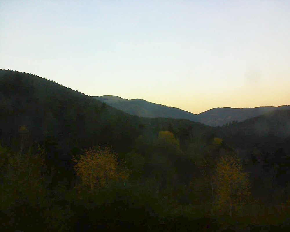 Le petit ballon vu depuis le Domaine Langmatt à Murbach le 22.11.2017 à 16:45 Le petit ballon (Alsace, Vosges) le 22.11.2017 à 16:45