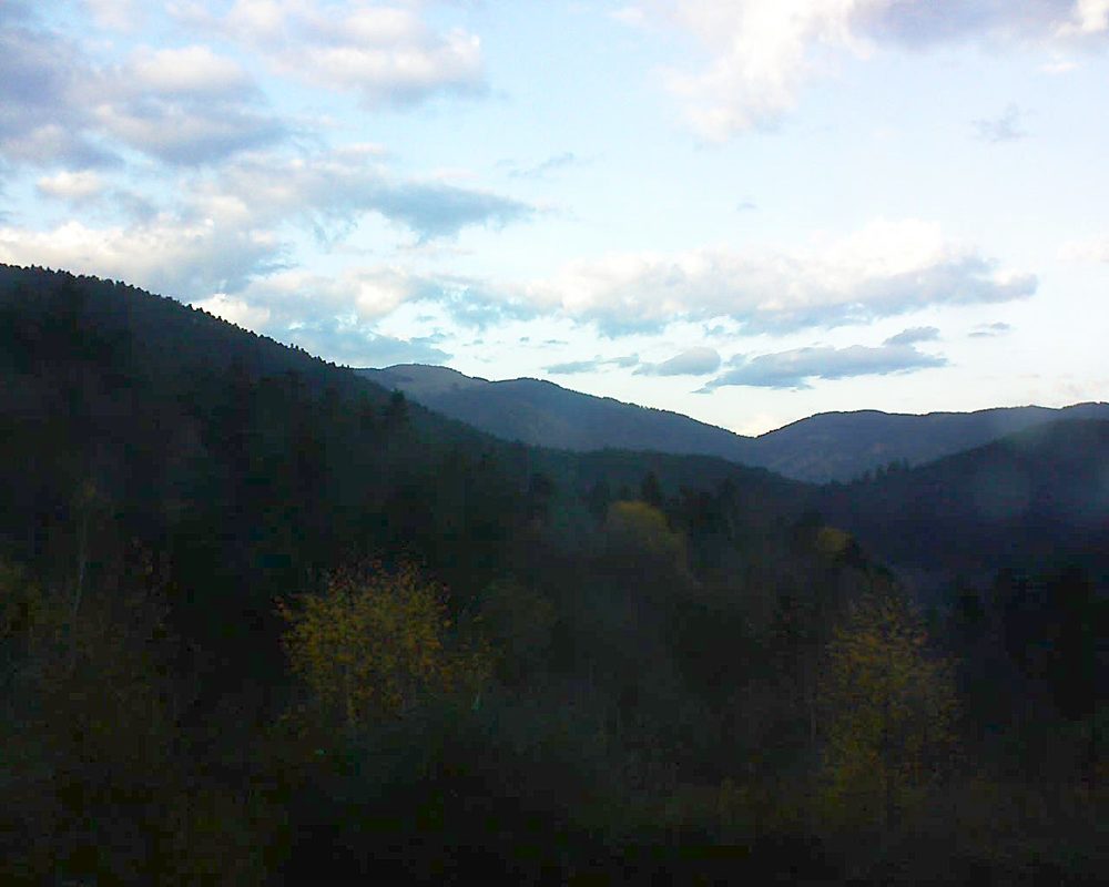 Le petit ballon vu depuis le Domaine Langmatt à Murbach le 23.11.2017 à 15:45 Le petit ballon (Alsace, Vosges) le 23.11.2017 à 15:45