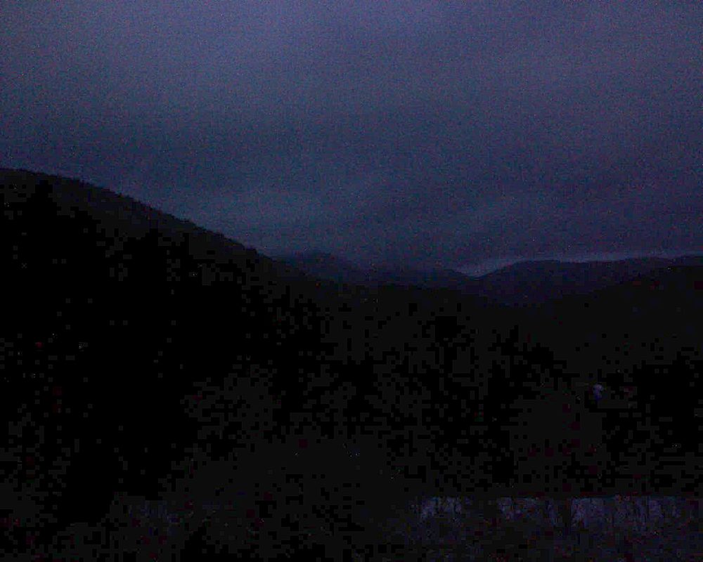 Le petit ballon vu depuis le Domaine Langmatt à Murbach le 27.11.2017 à 07:30 Le petit ballon (Alsace, Vosges) le 27.11.2017 à 07:30