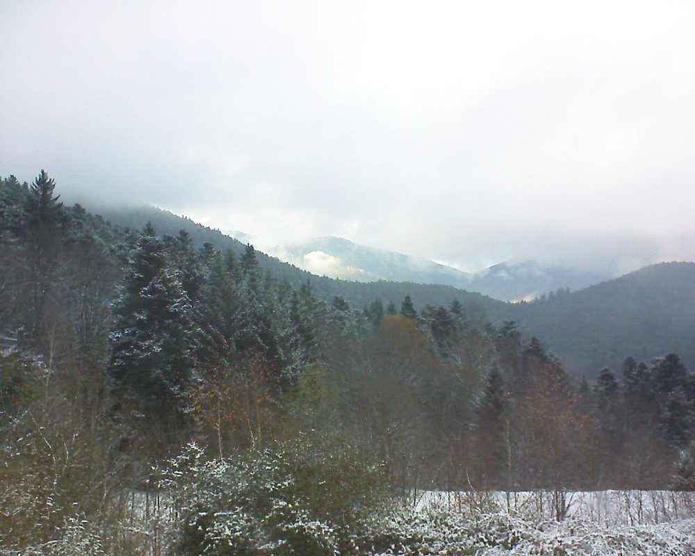 Le petit ballon vu depuis le Domaine Langmatt à Murbach le 01.12.2017 à 15:00 Le petit ballon (Alsace, Vosges) le 01.12.2017 à 15:00