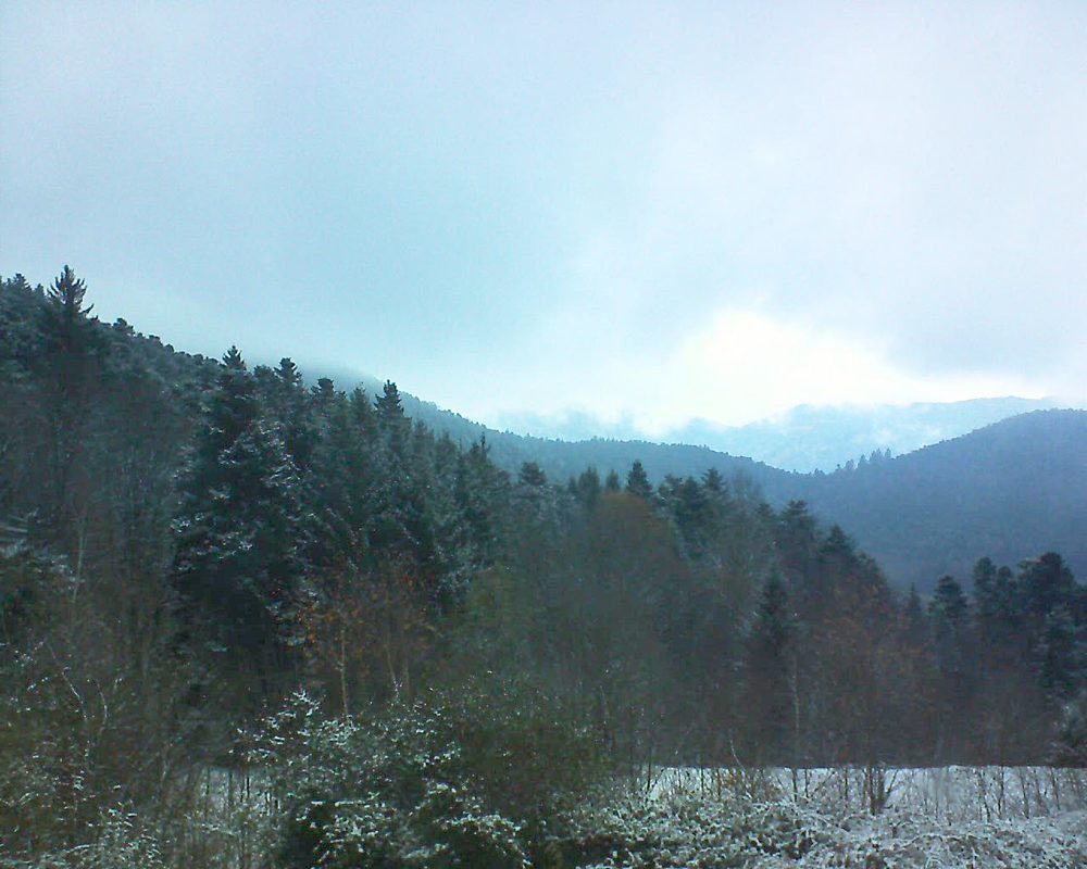 Le petit ballon vu depuis le Domaine Langmatt à Murbach le 01.12.2017 à 16:00 Le petit ballon (Alsace, Vosges) le 01.12.2017 à 16:00