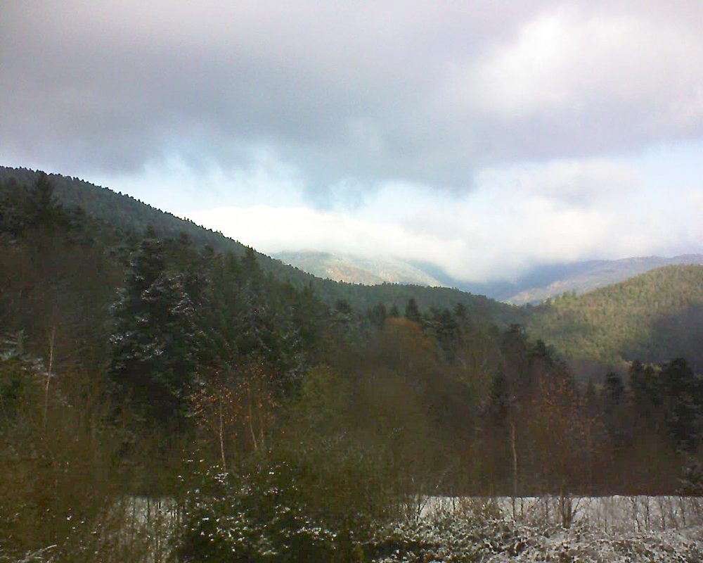 Le petit ballon vu depuis le Domaine Langmatt à Murbach le 02.12.2017 à 12:00 Le petit ballon (Alsace, Vosges) le 02.12.2017 à 12:00