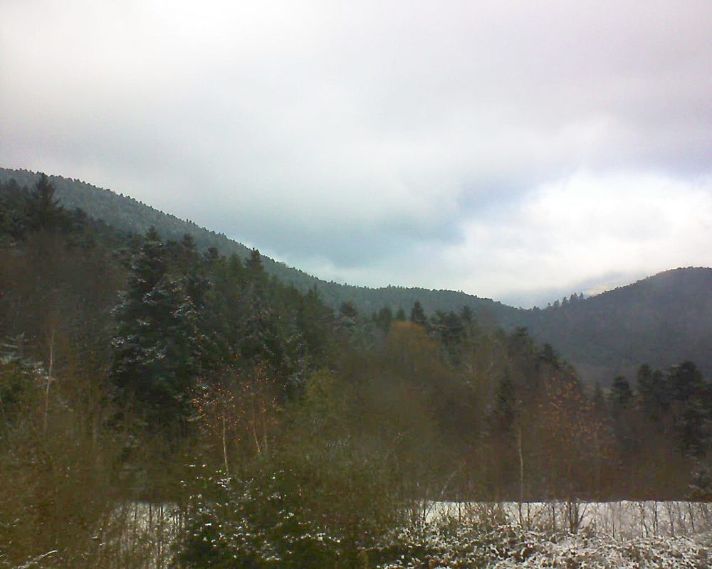 Le petit ballon vu depuis le Domaine Langmatt à Murbach le 02.12.2017 à 13:00 Le petit ballon (Alsace, Vosges) le 02.12.2017 à 13:00