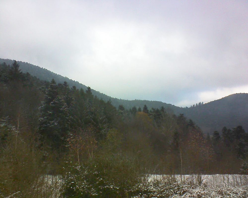 Le petit ballon vu depuis le Domaine Langmatt à Murbach le 02.12.2017 à 13:30 Le petit ballon (Alsace, Vosges) le 02.12.2017 à 13:30