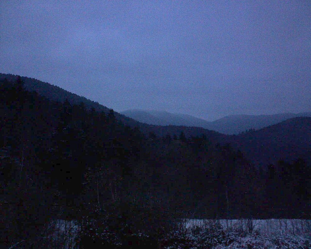 Le petit ballon vu depuis le Domaine Langmatt à Murbach le 03.12.2017 à 07:45 Le petit ballon (Alsace, Vosges) le 03.12.2017 à 07:45