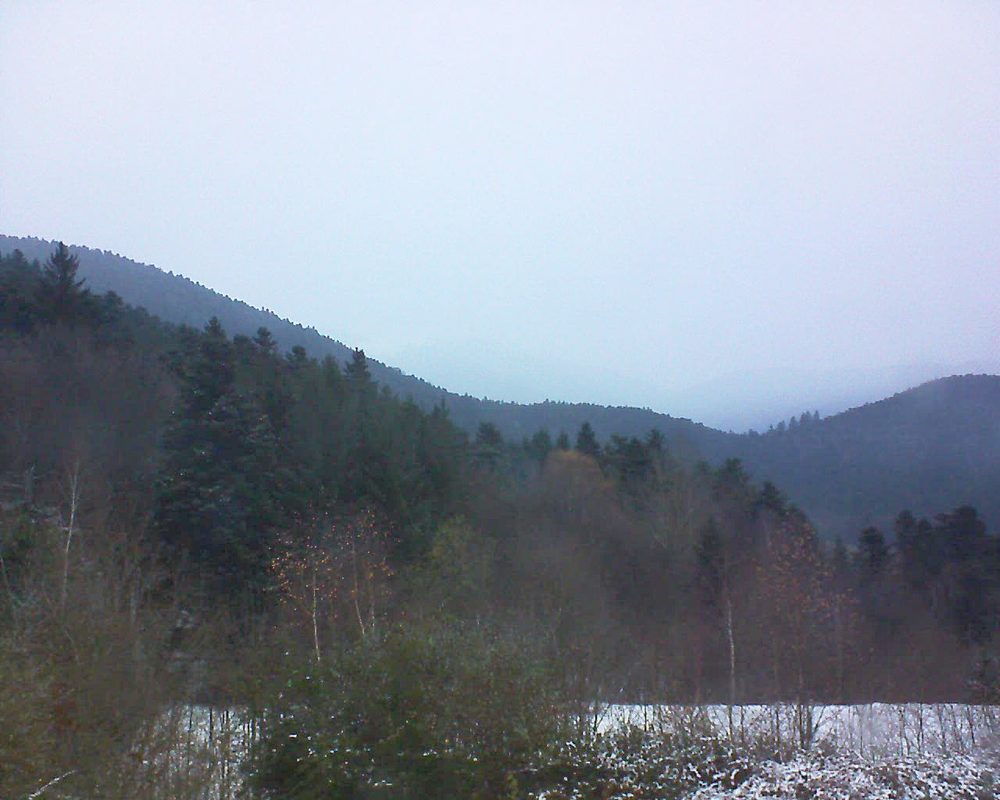 Le petit ballon vu depuis le Domaine Langmatt à Murbach le 03.12.2017 à 16:15 Le petit ballon (Alsace, Vosges) le 03.12.2017 à 16:15