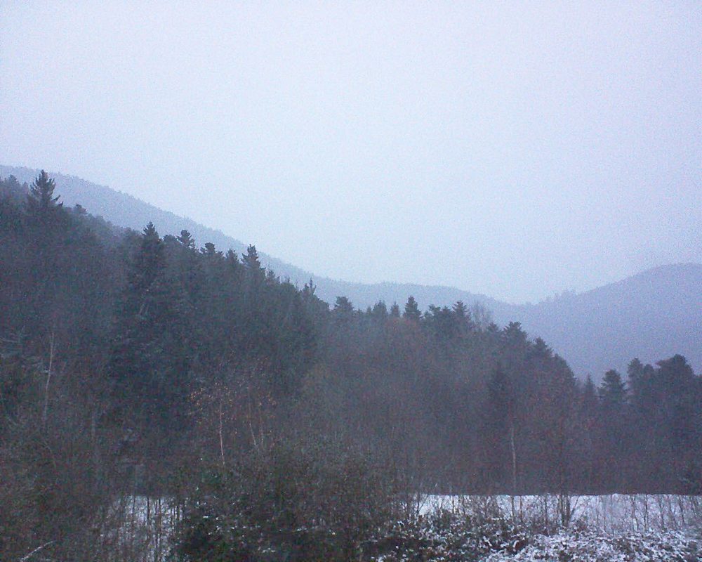 Le petit ballon vu depuis le Domaine Langmatt à Murbach le 03.12.2017 à 16:45 Le petit ballon (Alsace, Vosges) le 03.12.2017 à 16:45