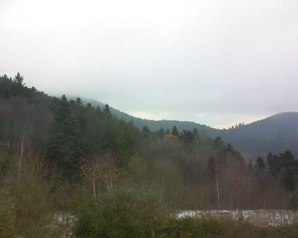Le petit ballon vu depuis le Domaine Langmatt à Murbach le 05.12.2017 à 14:00 Le petit ballon (Alsace, Vosges) le 05.12.2017 à 14:00