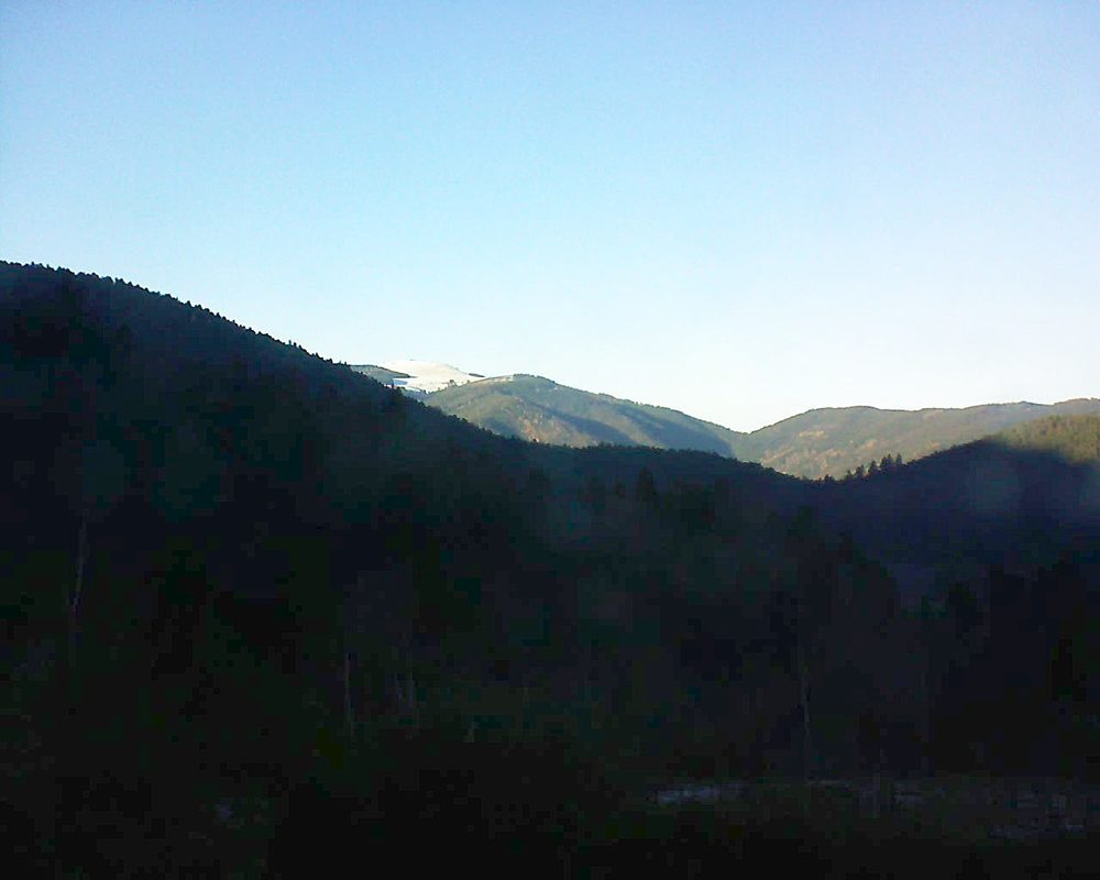 Le petit ballon vu depuis le Domaine Langmatt à Murbach le 07.12.2017 à 15:15 Le petit ballon (Alsace, Vosges) le 07.12.2017 à 15:15