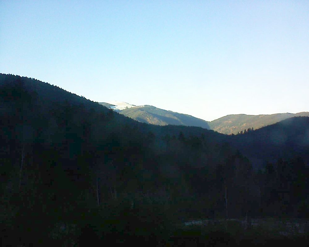 Le petit ballon vu depuis le Domaine Langmatt à Murbach le 07.12.2017 à 15:30 Le petit ballon (Alsace, Vosges) le 07.12.2017 à 15:30