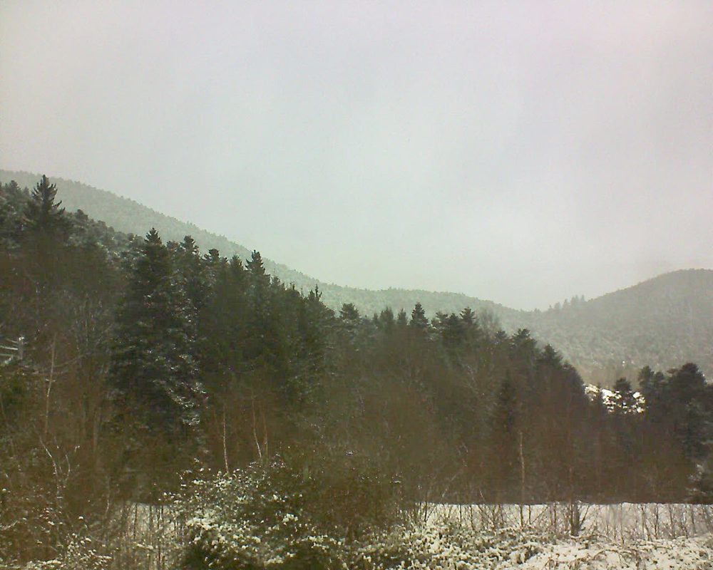 Le petit ballon vu depuis le Domaine Langmatt à Murbach le 09.12.2017 à 10:45 Le petit ballon (Alsace, Vosges) le 09.12.2017 à 10:45