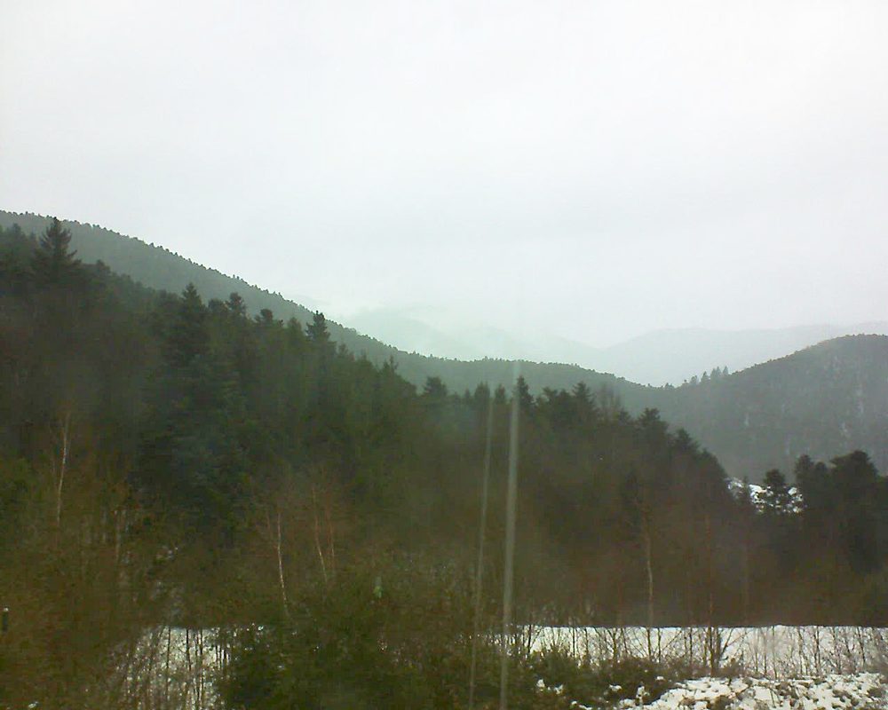 Le petit ballon vu depuis le Domaine Langmatt à Murbach le 10.12.2017 à 12:30 Le petit ballon (Alsace, Vosges) le 10.12.2017 à 12:30