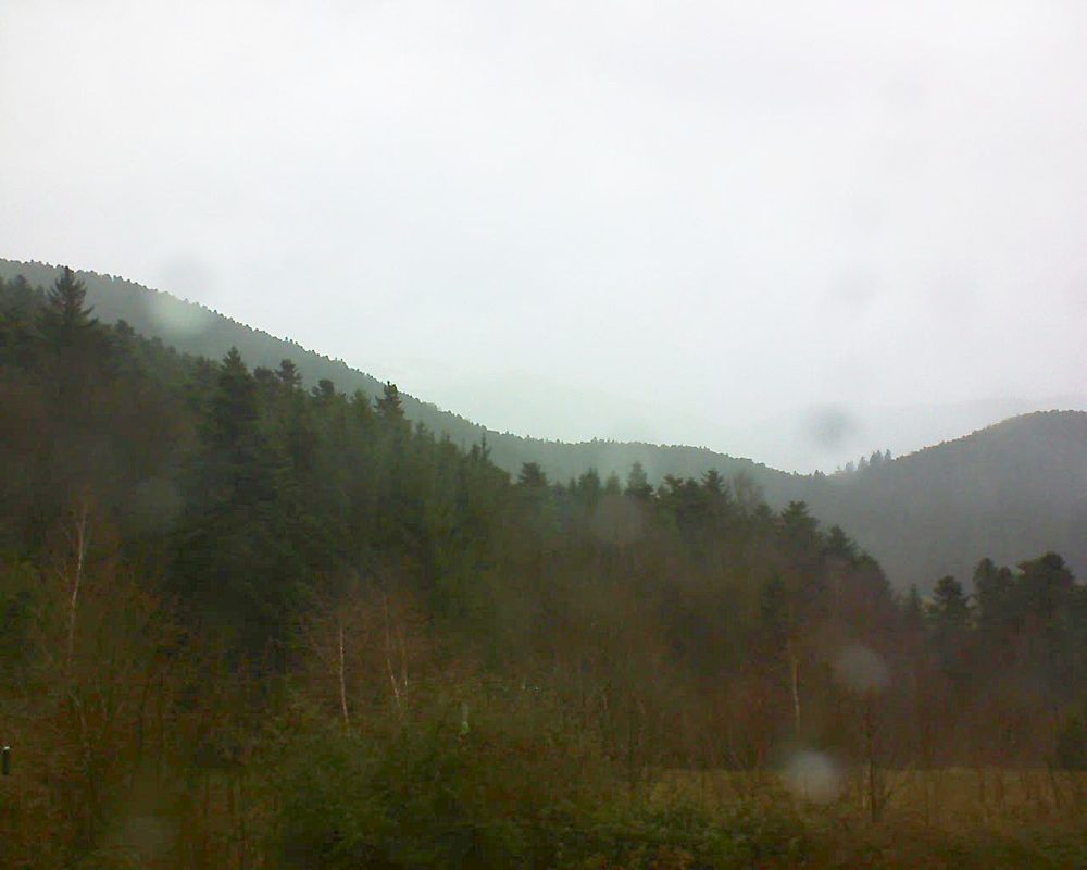 Le petit ballon vu depuis le Domaine Langmatt à Murbach le 11.12.2017 à 12:00 Le petit ballon (Alsace, Vosges) le 11.12.2017 à 12:00