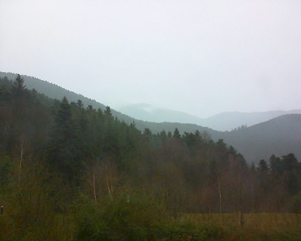 Le petit ballon vu depuis le Domaine Langmatt à Murbach le 11.12.2017 à 15:30 Le petit ballon (Alsace, Vosges) le 11.12.2017 à 15:30