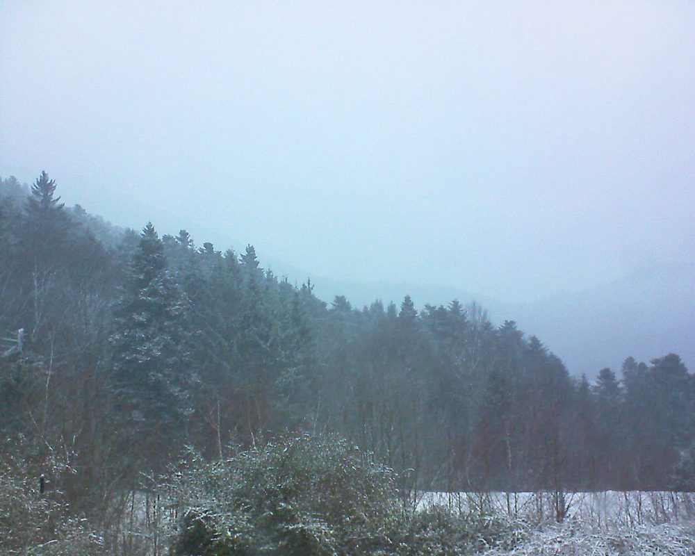 Le petit ballon vu depuis le Domaine Langmatt à Murbach le 13.12.2017 à 15:45 Le petit ballon (Alsace, Vosges) le 13.12.2017 à 15:45