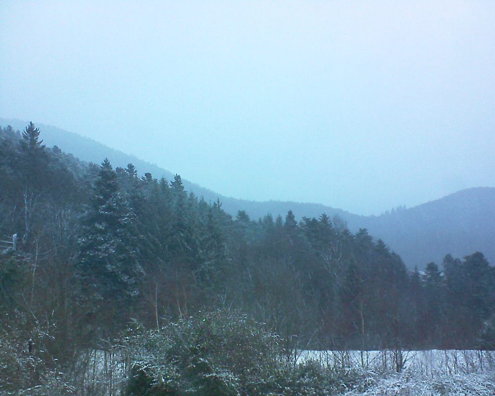 Le petit ballon vu depuis le Domaine Langmatt à Murbach le 13.12.2017 à 16:00 Le petit ballon (Alsace, Vosges) le 13.12.2017 à 16:00