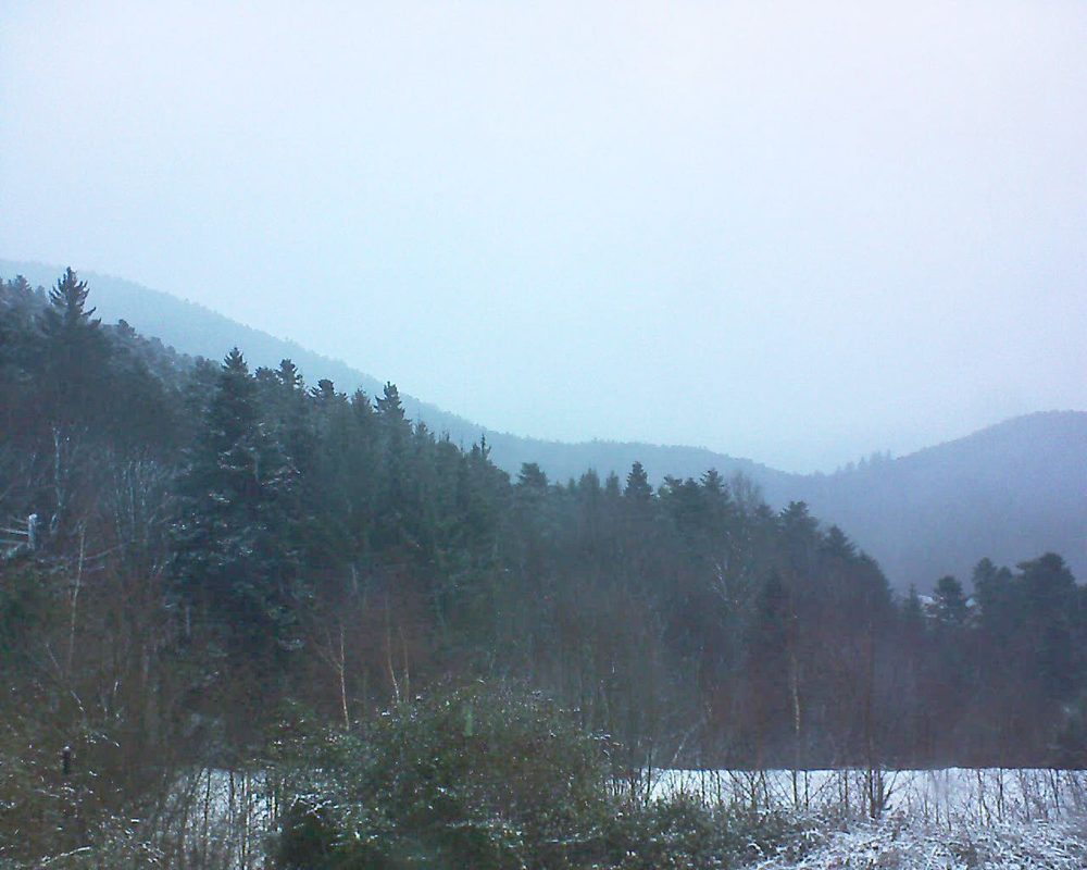 Le petit ballon vu depuis le Domaine Langmatt à Murbach le 13.12.2017 à 16:15 Le petit ballon (Alsace, Vosges) le 13.12.2017 à 16:15