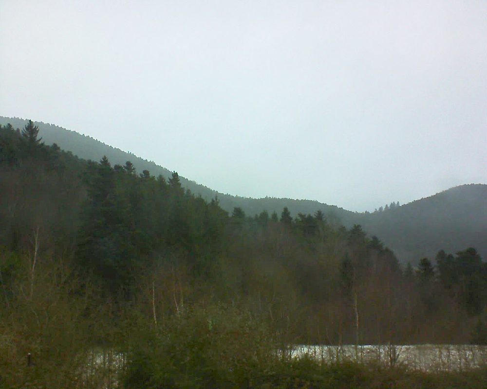 Le petit ballon vu depuis le Domaine Langmatt à Murbach le 14.12.2017 à 15:15 Le petit ballon (Alsace, Vosges) le 14.12.2017 à 15:15