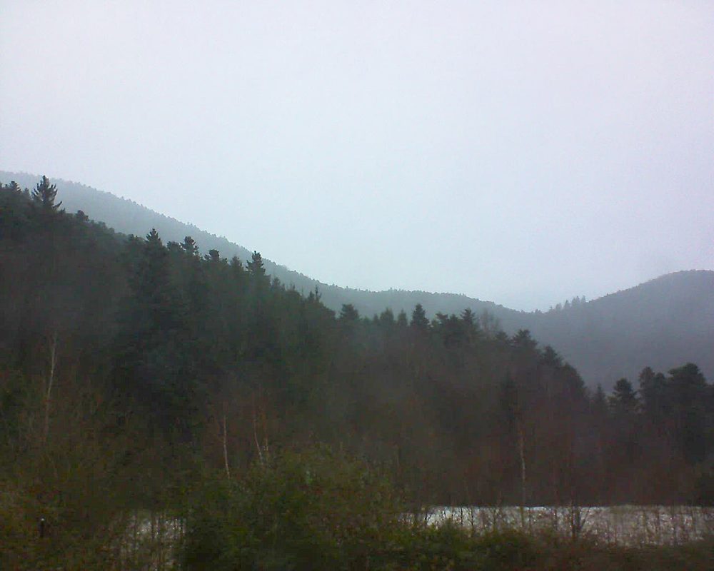 Le petit ballon vu depuis le Domaine Langmatt à Murbach le 14.12.2017 à 15:30 Le petit ballon (Alsace, Vosges) le 14.12.2017 à 15:30