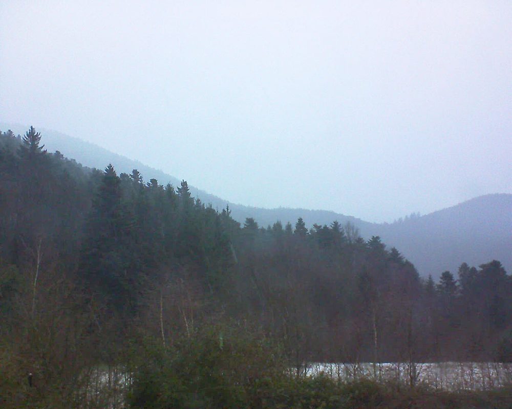 Le petit ballon vu depuis le Domaine Langmatt à Murbach le 14.12.2017 à 16:00 Le petit ballon (Alsace, Vosges) le 14.12.2017 à 16:00