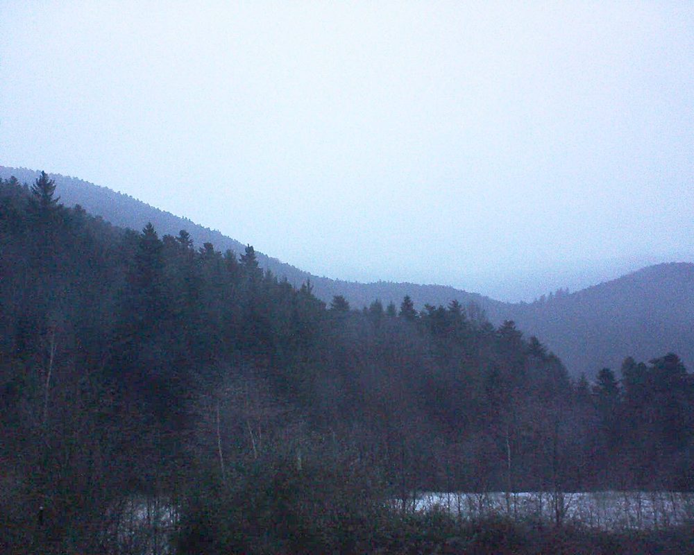 Le petit ballon vu depuis le Domaine Langmatt à Murbach le 14.12.2017 à 16:30 Le petit ballon (Alsace, Vosges) le 14.12.2017 à 16:30