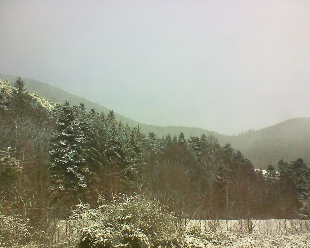 Le petit ballon vu depuis le Domaine Langmatt à Murbach le 15.12.2017 à 10:30 Le petit ballon (Alsace, Vosges) le 15.12.2017 à 10:30