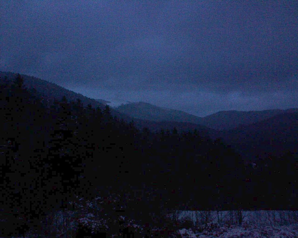 Le petit ballon vu depuis le Domaine Langmatt à Murbach le 15.12.2017 à 17:00 Le petit ballon (Alsace, Vosges) le 15.12.2017 à 17:00