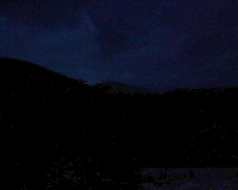 Le petit ballon vu depuis le Domaine Langmatt à Murbach le 16.12.2017 à 07:45 Le petit ballon (Alsace, Vosges) le 16.12.2017 à 07:45