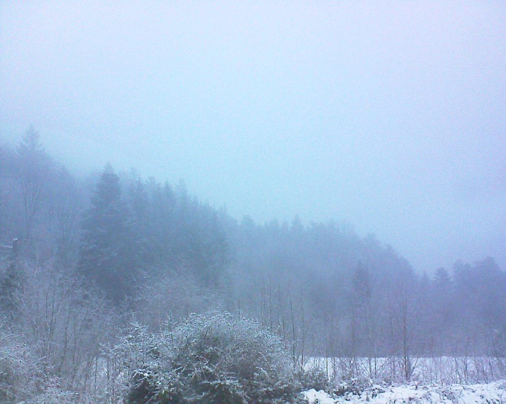 Le petit ballon vu depuis le Domaine Langmatt à Murbach le 19.12.2017 à 08:30 Le petit ballon (Alsace, Vosges) le 19.12.2017 à 08:30