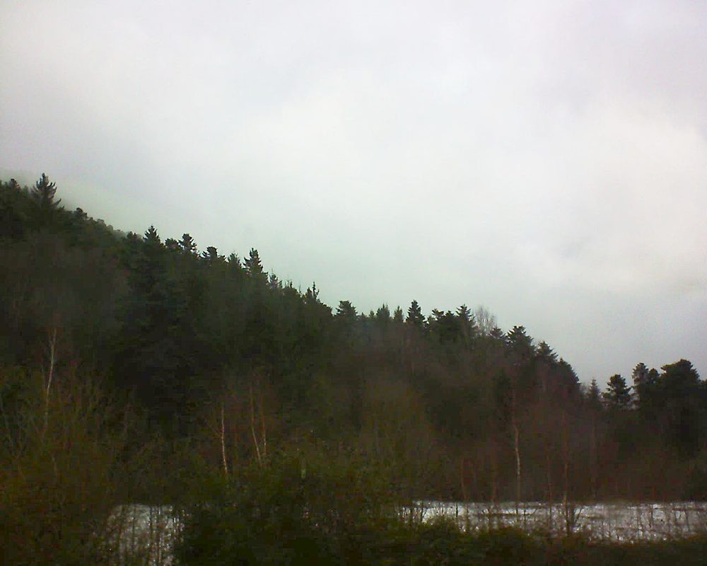 Le petit ballon vu depuis le Domaine Langmatt à Murbach le 22.12.2017 à 12:15 Le petit ballon (Alsace, Vosges) le 22.12.2017 à 12:15