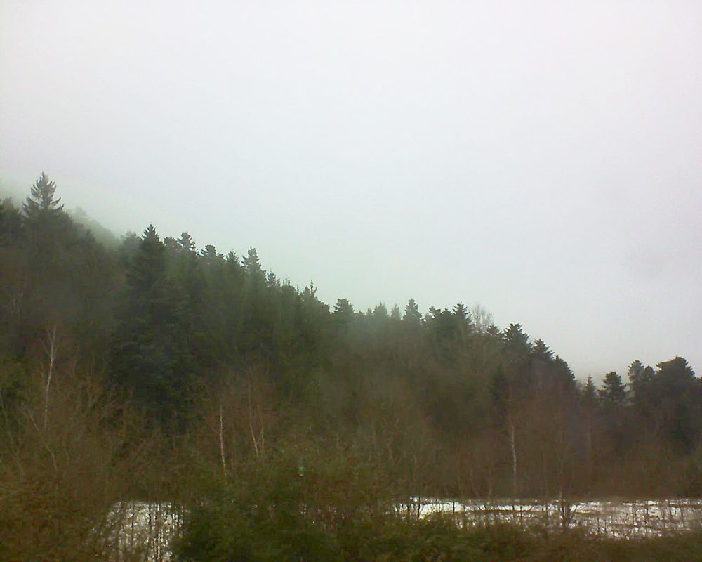 Le petit ballon vu depuis le Domaine Langmatt à Murbach le 22.12.2017 à 14:00 Le petit ballon (Alsace, Vosges) le 22.12.2017 à 14:00